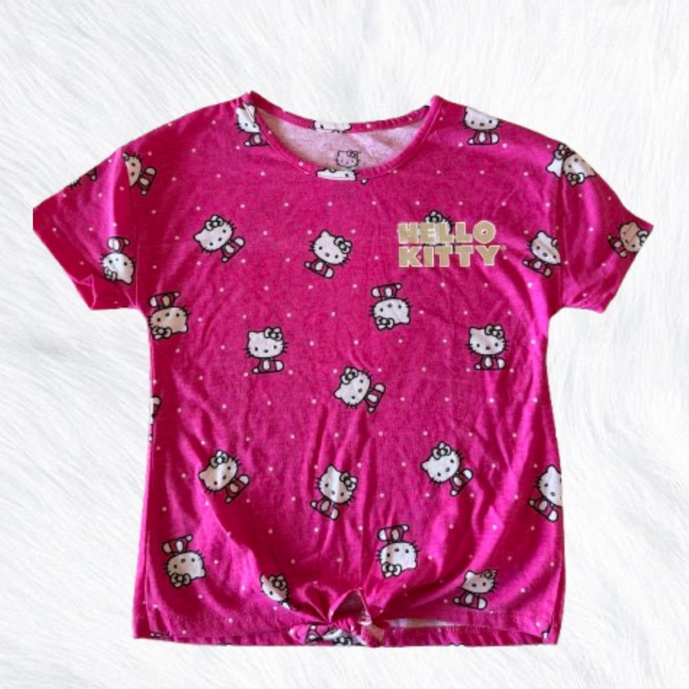 💗 Hello Kitty Pink T-Shirt Girls Size 8/10 | New 💗